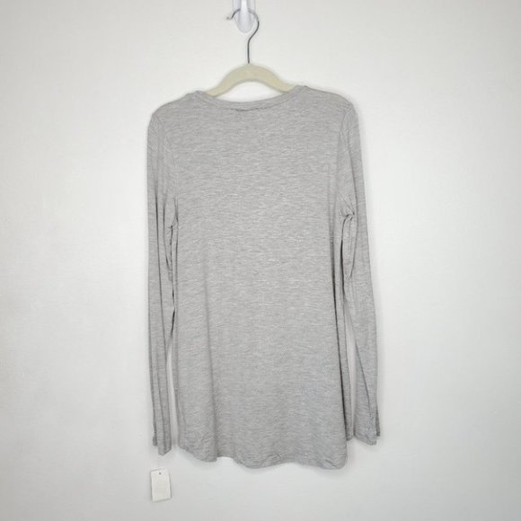 It's Our Time Girl's Gray Bling Pineapple Envelope Hem Top NEW Size L (10/12) - Picture 5 of 10